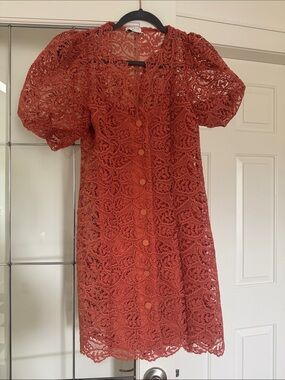 Stunning NWT Sandro Puff Sleeve Dress